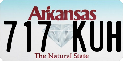 AR license plate 717KUH