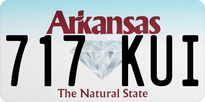 AR license plate 717KUI