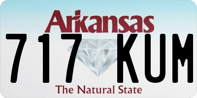 AR license plate 717KUM