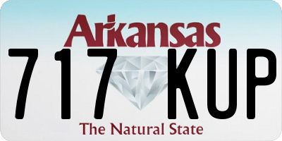 AR license plate 717KUP