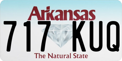 AR license plate 717KUQ
