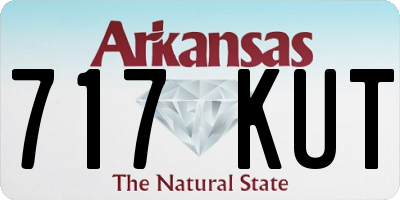 AR license plate 717KUT