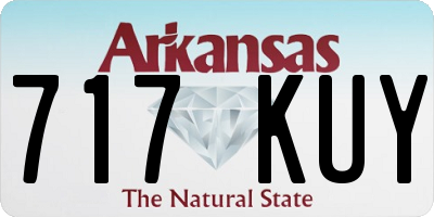 AR license plate 717KUY