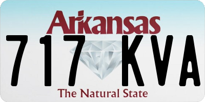 AR license plate 717KVA