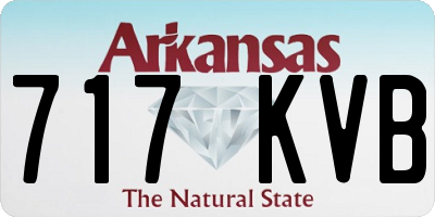 AR license plate 717KVB