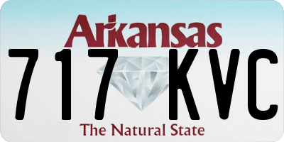 AR license plate 717KVC