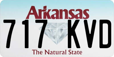 AR license plate 717KVD