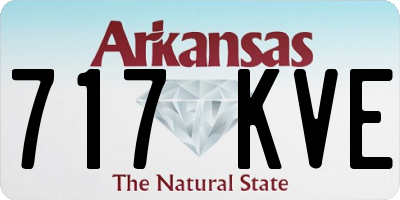 AR license plate 717KVE