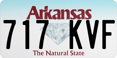 AR license plate 717KVF
