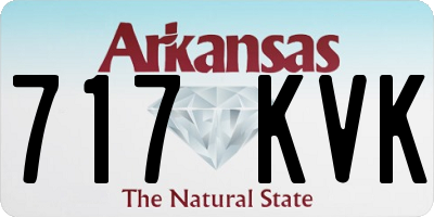 AR license plate 717KVK
