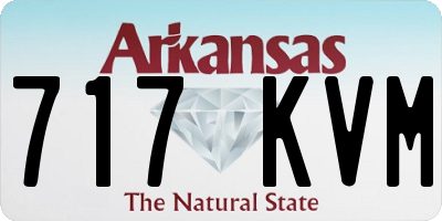 AR license plate 717KVM