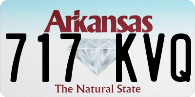 AR license plate 717KVQ