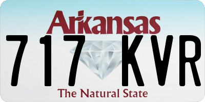AR license plate 717KVR