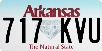 AR license plate 717KVU