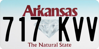 AR license plate 717KVV