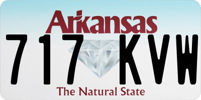 AR license plate 717KVW