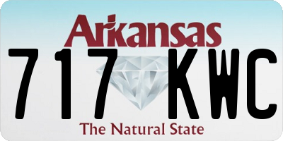 AR license plate 717KWC