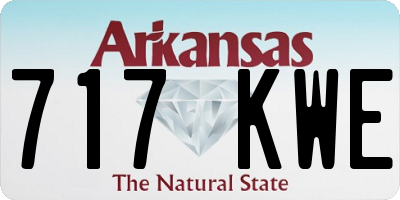 AR license plate 717KWE