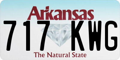AR license plate 717KWG