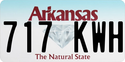 AR license plate 717KWH