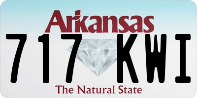 AR license plate 717KWI