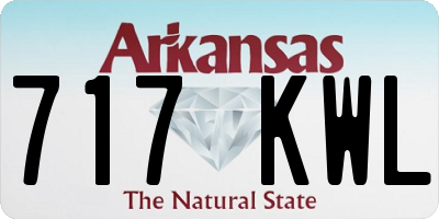 AR license plate 717KWL