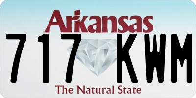AR license plate 717KWM