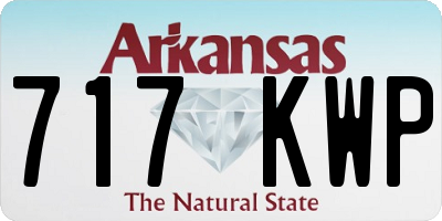 AR license plate 717KWP