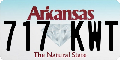 AR license plate 717KWT