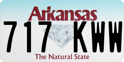 AR license plate 717KWW