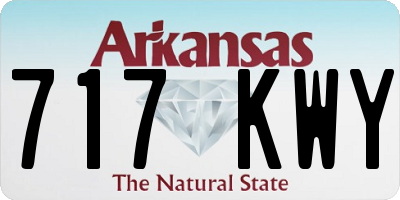 AR license plate 717KWY