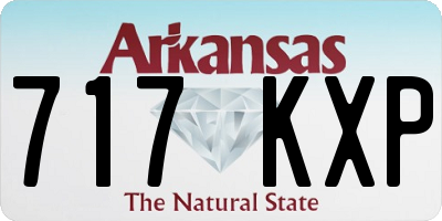 AR license plate 717KXP