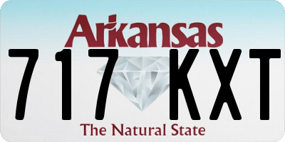 AR license plate 717KXT