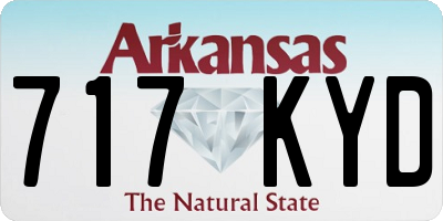 AR license plate 717KYD