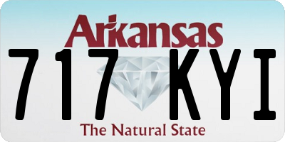 AR license plate 717KYI