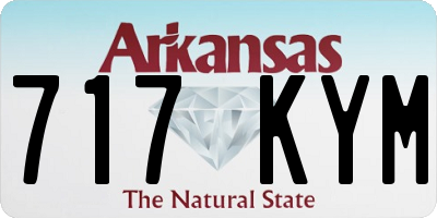 AR license plate 717KYM