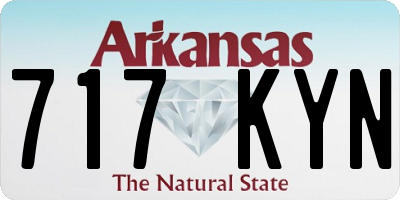 AR license plate 717KYN
