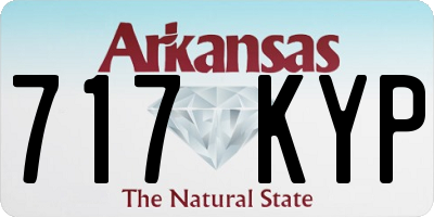 AR license plate 717KYP