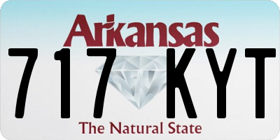 AR license plate 717KYT