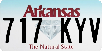 AR license plate 717KYV