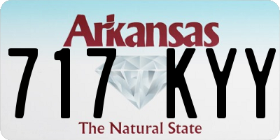 AR license plate 717KYY