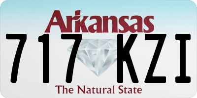 AR license plate 717KZI