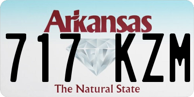 AR license plate 717KZM