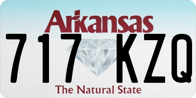 AR license plate 717KZQ