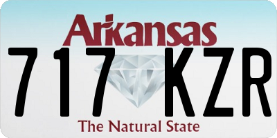 AR license plate 717KZR