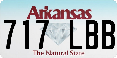 AR license plate 717LBB
