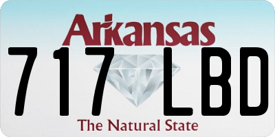 AR license plate 717LBD