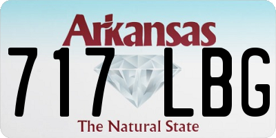 AR license plate 717LBG