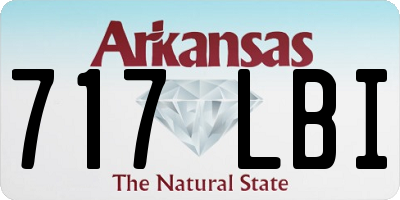 AR license plate 717LBI