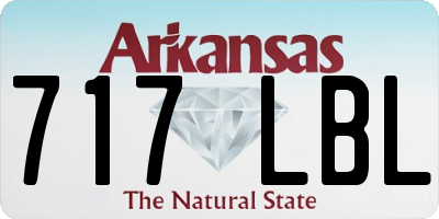 AR license plate 717LBL